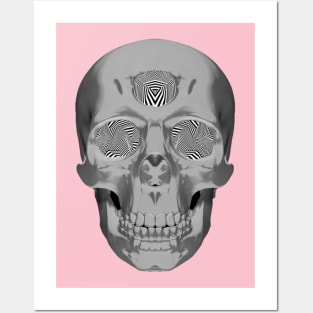 Skull - Third Eye Open Posters and Art